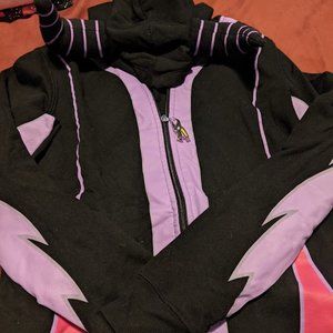 Maleficent Zip Up Sweater with horns